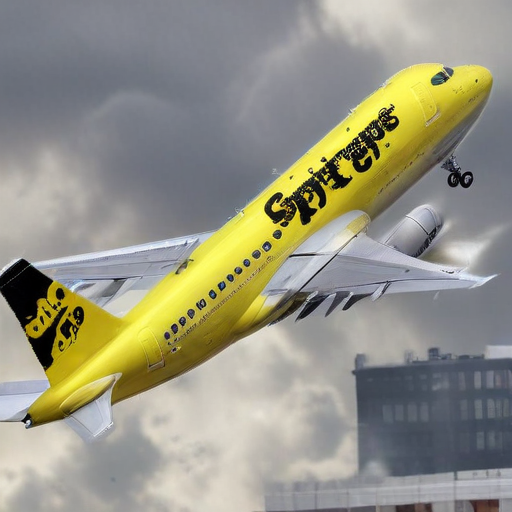 Illustration of Gunfire Forces Spirit Airlines Flight Diversion Amid Haiti Turmoil