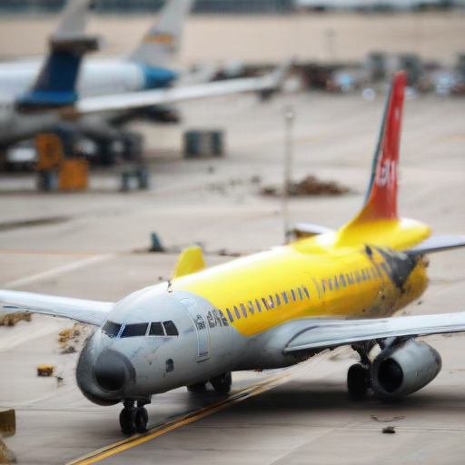 Illustration of Gunfire Strikes Spirit Airlines Flight: A Safety Scare in the Skies