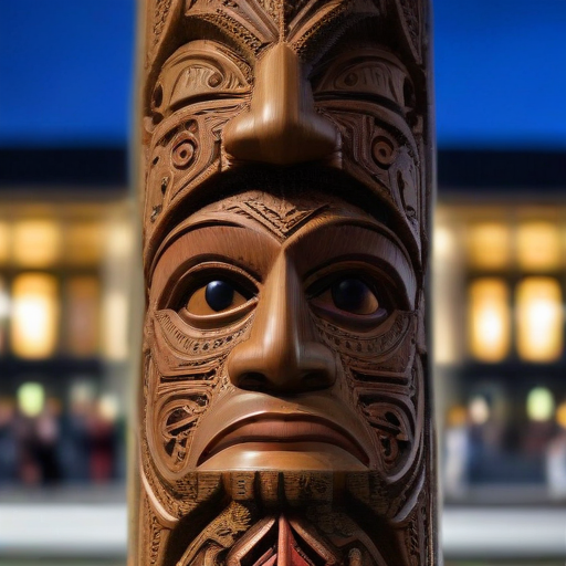 Illustration of Haka Disrupts Parliament: A Clash Over Maori Rights and the Treaty of Waitangi