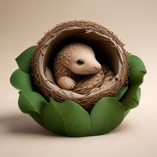 Illustration of Help Save Nigeria's Vulnerable Baby Pangolin This Giving Tuesday!