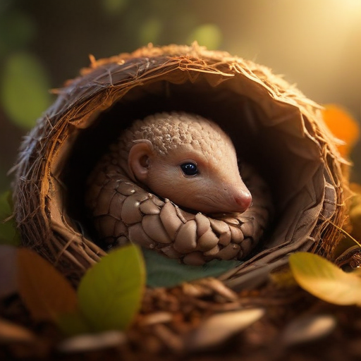 Illustration of Help Save Tikki: A Baby Pangolin's Fight for Survival