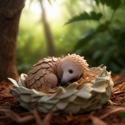 Illustration of Help Save Tikki: A Baby Pangolin's Fight for Survival