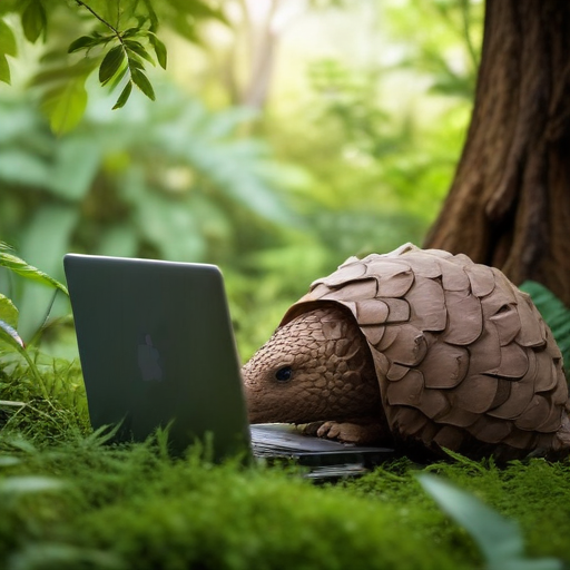 Illustration of Help Save Tikki: A Pangolin's Fight for Survival on Giving Tuesday