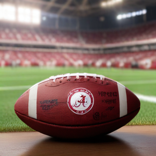 Illustration of High Stakes on the Field: Alabama vs. Oklahoma Showdown