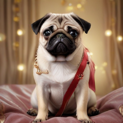 Illustration of Historic Win: Meet Vito, the First Pug to Claim Best in Show!