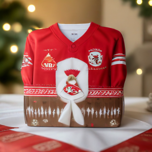 Illustration of Holiday Cheer: Score Big with Kansas City Chiefs Merchandise!