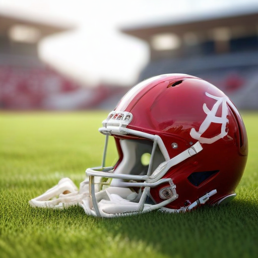 Illustration of Hope and Heartbreak: Alabama Football Player's Journey After Life-Altering Injury