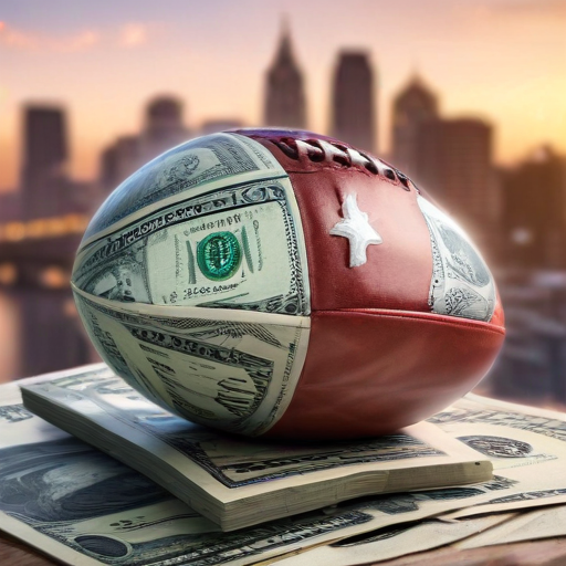 Illustration of Hurts' Touchdowns Turn into Cool Cash for Philly Schools!