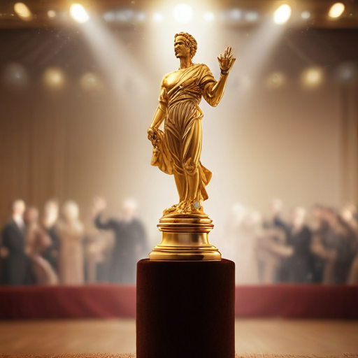 Illustration of Jolie and Knox Shine Together at the 2024 Governors Awards!
