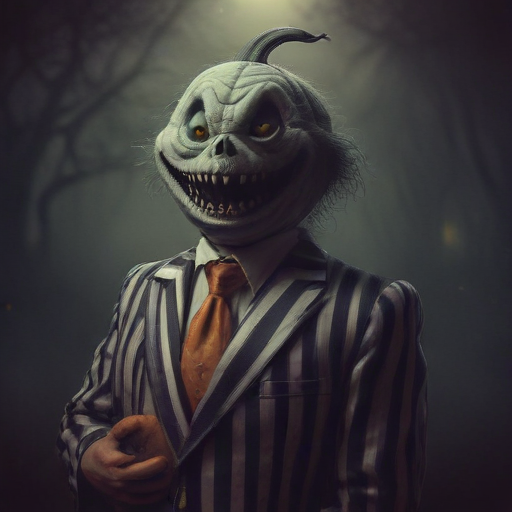 Illustration of Kelly Clarkson's Spooky Transformation: A Beetlejuice Halloween Surprise!