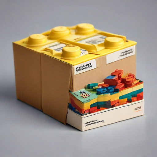 Illustration of LEGO's Bold Move: Paper Packaging Revolutionizes Playtime