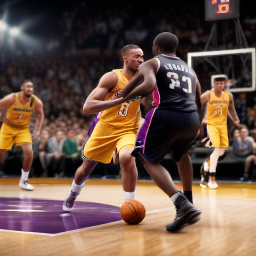 Illustration of Lakers Triumph Despite Davis Injury: LeBron's Triple-Double Steals the Spotlight