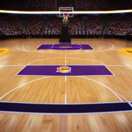 Illustration of Lakers Triumph in Thrilling Season Opener: Davis and LeBron Shine!