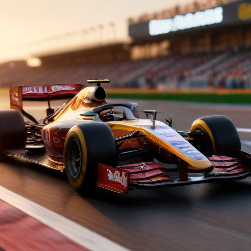 Illustration of Las Vegas Grand Prix: Russell Claims Pole in Thrilling Qualifying Showdown