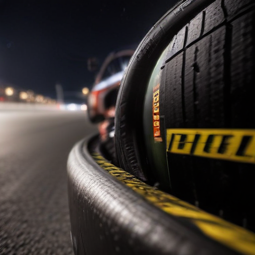 Illustration of Las Vegas Race: Pirelli Unveils Tire Strategy for Thrilling Night Showdown!