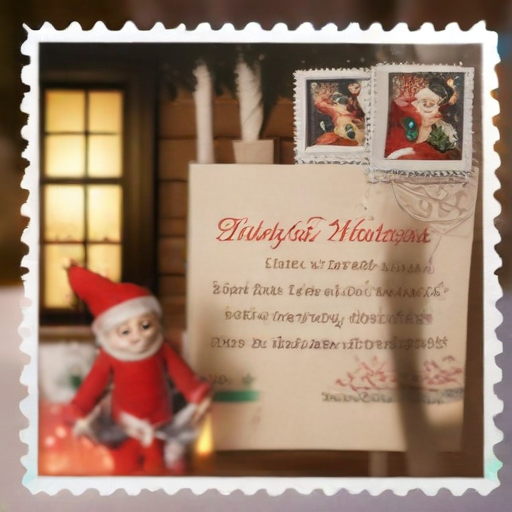 Illustration of Letter to Santa or Satan? A Holiday Mix-Up Gone Wrong!