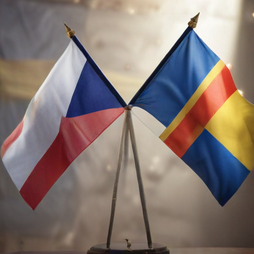 Illustration of Macron and Starmer Unite: A Strong Message of Support for Ukraine