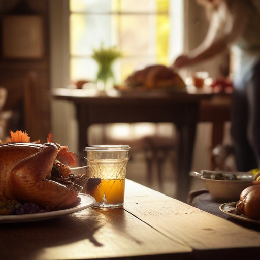 Illustration of Maine's Governor Celebrates Thanksgiving with a Heartfelt Message of Community and Kindness