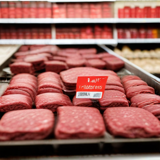 Illustration of Major Ground Beef Recall: E. Coli Contamination Alerts Consumers