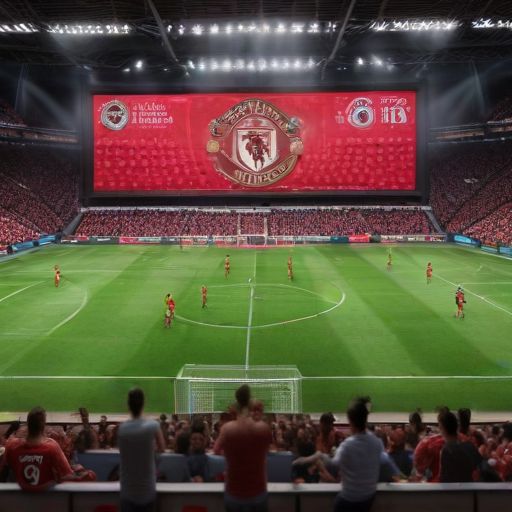Illustration of "Manchester United Shines in Van Nistelrooy's Farewell: 3-0 Triumph Over Leicester"