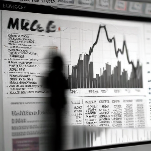 Illustration of Market Mayhem: Biden's Non-Re-election Shakes Confidence