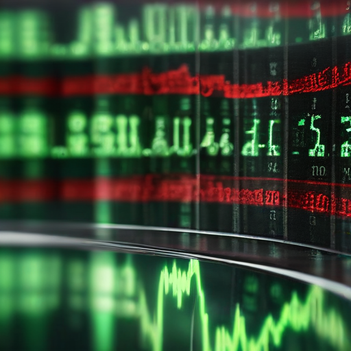 Illustration of Market on Edge: Biden's Exit Triggers Investor Uncertainty