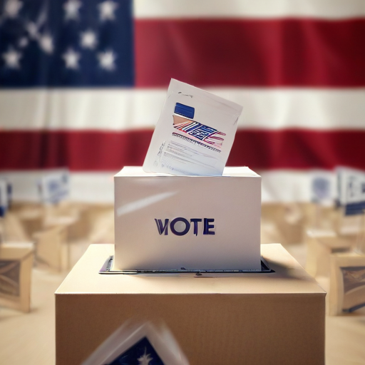 Illustration of Melinda French Gates Champions Biden's Reelection: A Call to Action for Voters
