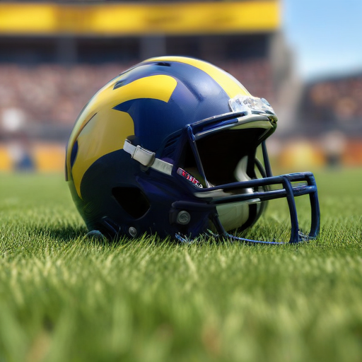 Illustration of Michigan's Stunning Upset: Buckeyes Fall to Wolverines in Rivalry Shocker!