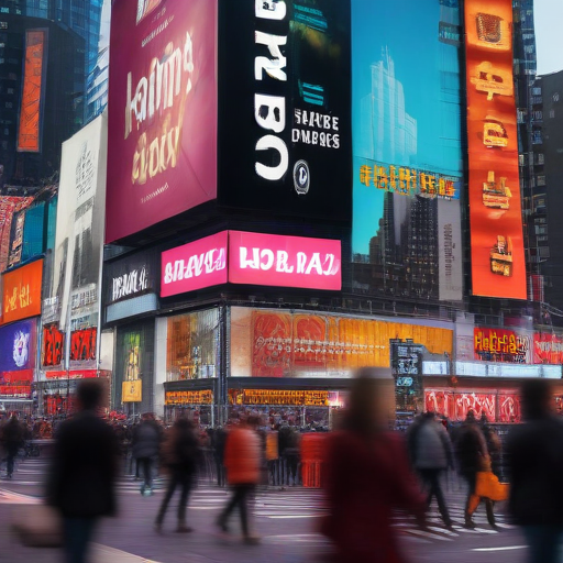 Illustration of Molly Baz Sparks Controversy with Bold Mother's Day Ad in Times Square