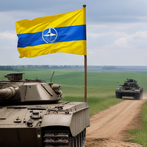 Illustration of NATO's Role in Ukraine: A Game-Changer or a Dangerous Escalation?