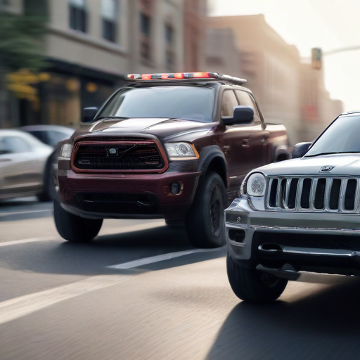 Illustration of NHTSA Launches Probe into 150,000 Ram Trucks and Jeep SUVs for Engine Stall Woes