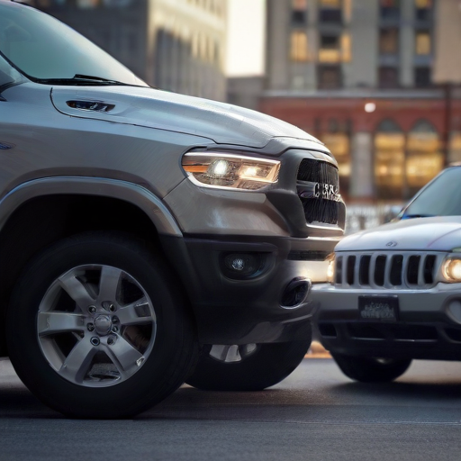 Illustration of NHTSA Launches Probe into Ram Trucks and Jeep SUVs Over Engine Stalls