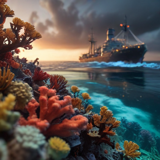 Illustration of Navy Battles Coral Invader: A Race Against Time to Save Hawaii's Reefs