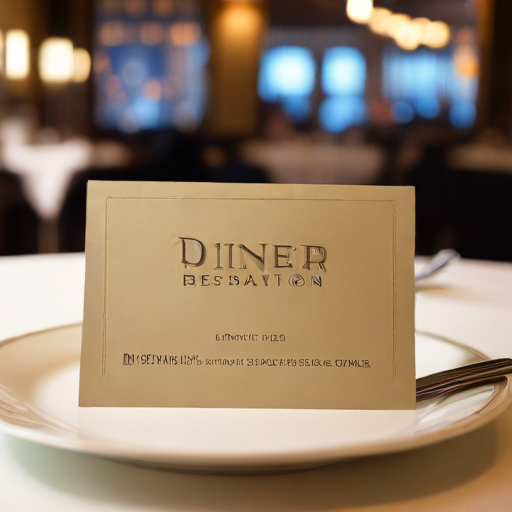 “New York Dining: The Race for Reservations Escalates”