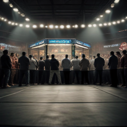 Illustration of Nickal's Journey: Battling Expectations and Booing Fans in the Octagon