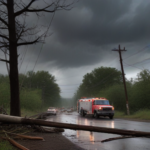 Illustration of Northwest in Crisis: Storm's Fury Leaves a Trail of Destruction