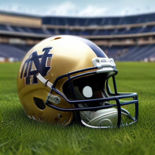 Illustration of Notre Dame Dominates Army in Epic Yankee Stadium Showdown