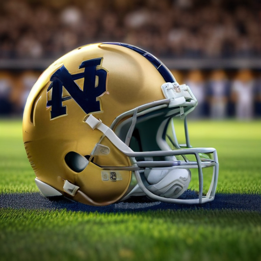 Illustration of Notre Dame Dominates Army in Thrilling 49-14 Showdown at Yankee Stadium