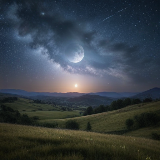 Illustration of November's Stargazing: Catch the Beaver Moon and Meteor Showers!