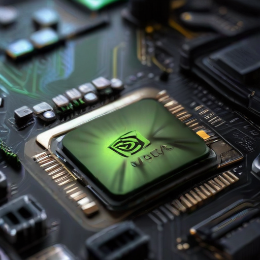 Illustration of Nvidia's AI Chips Spark Market Surge Amid Political Shake-Up