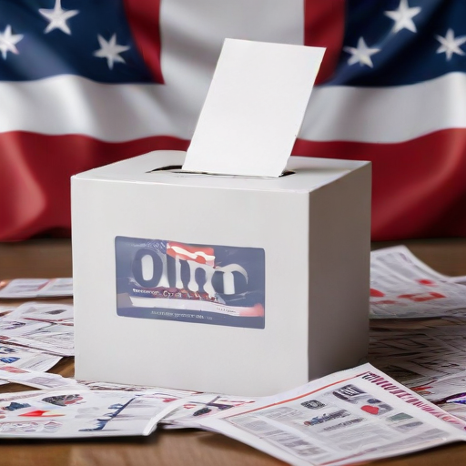 Illustration of Ohio's Pivotal Election: Will Issue 1 Redefine Democracy?