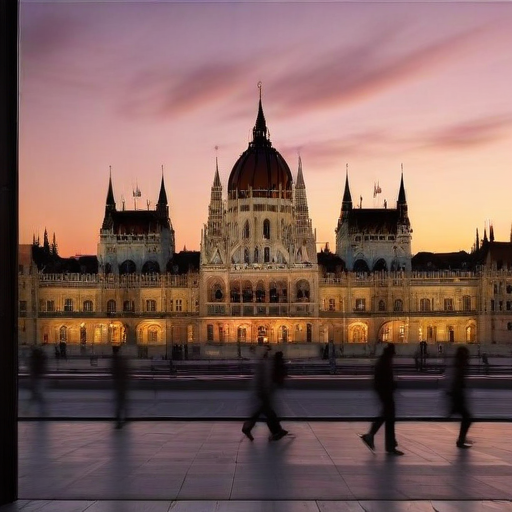 Illustration of Orban's Bold Move: Defying ICC to Host Netanyahu in Hungary