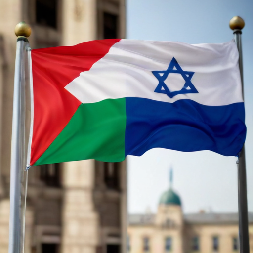 Illustration of Orban's Bold Move: Hungary Stands with Netanyahu Against I.C.C. Warrant