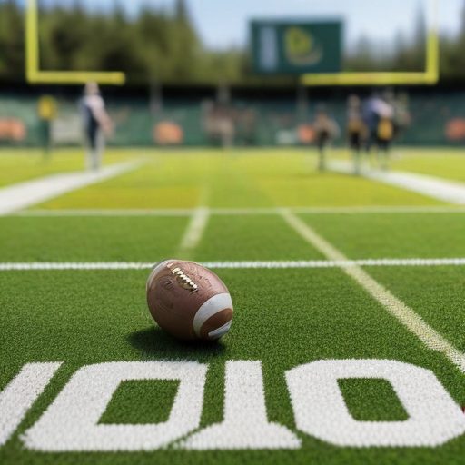 Illustration of Oregon Ducks Aim for Undefeated Season Against Struggling Washington Huskies