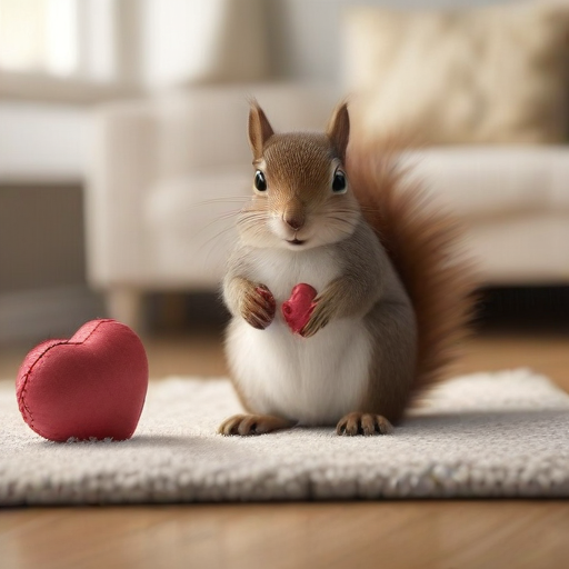 Illustration of Peanut the Squirrel: A Heartbreaking Pet Custody Battle Ignites Love and Outrage