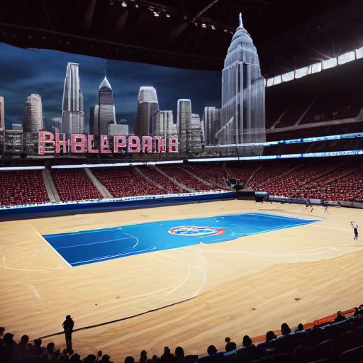 Illustration of Philadelphia Council Faces Pressure Over 76ers' $1.3B Arena Proposal