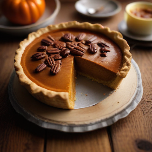 Illustration of Pie Day Delights: Martine's Pastries Prepares for Thanksgiving Rush!