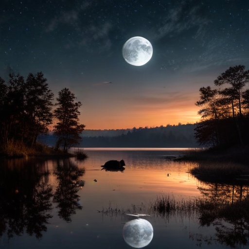 Illustration of Prepare for the Marvel of November's Beaver Supermoon!
