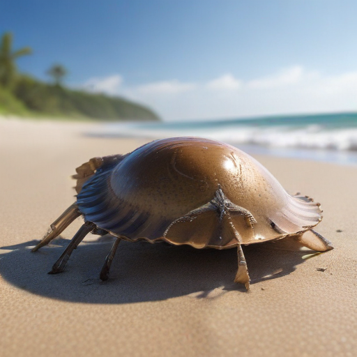 Illustration of Protecting Living Fossils: Join the Fight for Horseshoe Crabs!