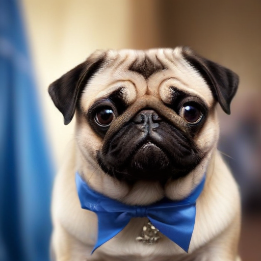 Illustration of Pug Power: Meet Vito, America's New Dog Show Champion!